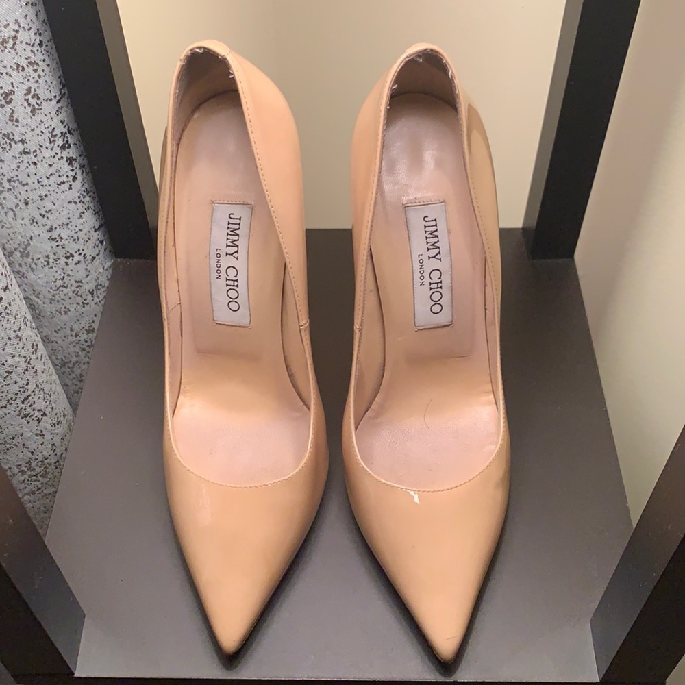 Jimmy Choo Abel Nude Pump...Size 37